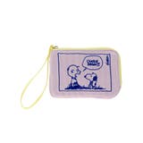 スヌーピー フラットポーチ 刺繍フラットポーチ | cinemacollection | 詳細画像1