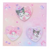 マイメロディ＆クロミ 缶バッジ ハートカンバッジ3個セット | cinemacollection | 詳細画像1 