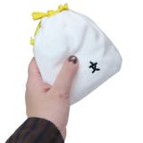 ポムポムプリンxお文具といっしょ 巾着袋 もふもふフェイス巾着 | cinemacollection | 詳細画像2 