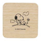 スヌーピー テーブルウェア 木製角コースター | cinemacollection | 詳細画像1 