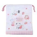 もちもちぱんだ 巾着袋 マチ付き巾着 | cinemacollection | 詳細画像1