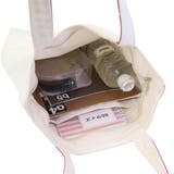 トートバッグ ファスナー付きキャンバストート モカふりむき | cinemacollection | 詳細画像3 
