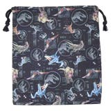 ジュラシックワールド 巾着袋 きんちゃくポーチM | cinemacollection | 詳細画像1 