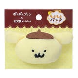 ポムポムプリンxお文具といっしょ ぬいぐるみバッジ もふもふ | cinemacollection | 詳細画像1