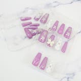 コスメ雑貨 推し色ネイルチップ ときめきパープル | cinemacollection | 詳細画像2 