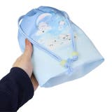 巾着袋 ビーズ付きマチつききんちゃくポーチ エナガシロップ | cinemacollection | 詳細画像2 