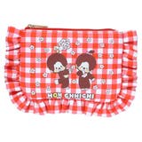 モンチッチ コスメポーチ ギンガムチェックフリルポーチ | cinemacollection | 詳細画像4