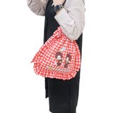 モンチッチ 巾着バッグ ギンガムチェックフリル巾着トートバッグ | cinemacollection | 詳細画像4
