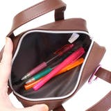 ペンポーチ スクールバッグ風ペンポーチ ブラウン | cinemacollection | 詳細画像3 