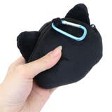チョコキャット ミニポーチ カラビナ付きぬいぐるみファスナーマスコット | cinemacollection | 詳細画像2