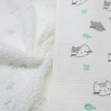 タオル 薄手 手ぬぐい ブルー ねこさん 日繊 日本製 かわいい グッズ | cinemacollection | 詳細画像2