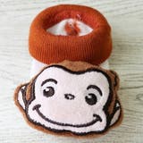 おさるのジョージ ベビーソックス ベビーぬいぐるみ付靴下    ウイックス | cinemacollection | 詳細画像3 