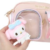 マイメロディ 斜め掛けかばん 合皮チェック2ポケットぬい付ショルダーバッグ | cinemacollection | 詳細画像3