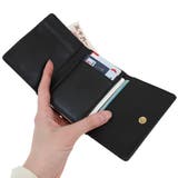 スヌーピー 財布 フレームプレート3つ折り口金ミニ財布 | cinemacollection | 詳細画像3 