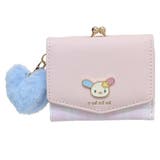 ウサハナ 財布 チェックプレート口金ミニ財布 ピンク サンリオ ラビット | cinemacollection | 詳細画像1 