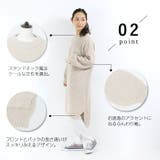 リブニットワンピース◆ワンピース 冬物 ニット | CITRINE Chakra | 詳細画像4