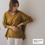 マスタード | Vネックゆるニットプルオーバー◆ニット トップス プルオーバー | CITRINE Chakra