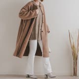 裏ボアボンディングフリースノーカラーコート◆裏ボア フリース ノーカラー | CITRINE Chakra | 詳細画像14