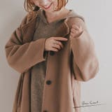 裏ボアボンディングフリースノーカラーコート◆裏ボア フリース ノーカラー | CITRINE Chakra | 詳細画像15