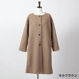 裏ボアボンディングフリースノーカラーコート◆裏ボア フリース ノーカラー | CITRINE Chakra | 詳細画像17