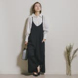 カットジョーゼットキャミサロペット◆サロペット オールインワン ゆったり | CITRINE Chakra | 詳細画像16