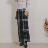 チェック柄ストレートパンツ◆ボトムス ワイドパンツ ロングパンツ | CITRINE Chakra | 詳細画像5