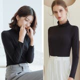 カップ付きタートルネック長袖インナー◆カップ付き ブラトップ ロンT | CITRINE Chakra | 詳細画像11 