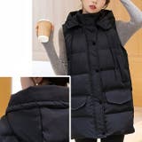 フード付き中綿ベスト◆アウター 中綿 ベスト | CITRINE Chakra | 詳細画像11