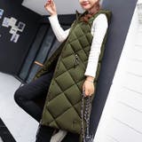 フード付き中綿ロングベスト◆アウター 中綿 ベスト | CITRINE Chakra | 詳細画像11