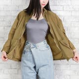 スタンドカラージップブルゾン◆ブルゾン ライトアウター ジッパー | CITRINE Chakra | 詳細画像14 