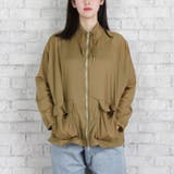 スタンドカラージップブルゾン◆ブルゾン ライトアウター ジッパー | CITRINE Chakra | 詳細画像18 