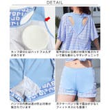 ロゴTシャツ付きセパレート水着セット◆水着 体型カバー ラッシュガード | CITRINE Chakra | 詳細画像4