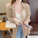 長袖シアーシャツ◆シャツ ブラウス 透け感 | CITRINE Chakra | 詳細画像11 