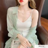 長袖シアーシャツ◆シャツ ブラウス 透け感 | CITRINE Chakra | 詳細画像8 