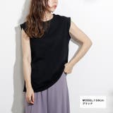 ロールアップノースリーブトップス◆トップス ノースリーブ Tシャツ | CITRINE Chakra | 詳細画像7 