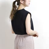 ロールアップノースリーブトップス◆トップス ノースリーブ Tシャツ | CITRINE Chakra | 詳細画像9 