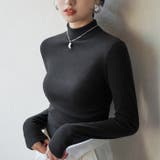 ブラック | ヒート素材長袖トップス◆ヒートインナー インナートップス 長袖 | CITRINE Chakra