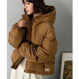 キャメル | フェイクダウン フードブルゾン | Classical Elf