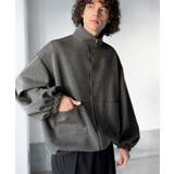 チャコール | ポケットデザインWジップダンボールジャケット Pocket Design | Classical Elf Men