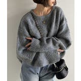 「深みのある大人に。」クルーネックミックスカラー糸ニット Crew neck | Classical Elf Men | 詳細画像30 