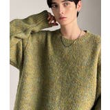 イエロー | 「深みのある大人に。」クルーネックミックスカラー糸ニット Crew neck | Classical Elf Men
