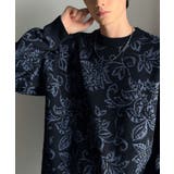 【classical origin】視線を奪う、ジャガード花柄ニット Jacqu… | Classical Elf Men | 詳細画像10 