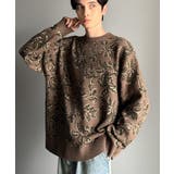 【classical origin】視線を奪う、ジャガード花柄ニット Jacqu… | Classical Elf Men | 詳細画像11 