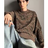 【classical origin】視線を奪う、ジャガード花柄ニット Jacqu… | Classical Elf Men | 詳細画像12 