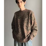 【classical origin】視線を奪う、ジャガード花柄ニット Jacqu… | Classical Elf Men | 詳細画像15 