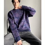 【classical origin】視線を奪う、ジャガード花柄ニット Jacqu… | Classical Elf Men | 詳細画像17 