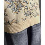 【classical origin】視線を奪う、ジャガード花柄ニット Jacqu… | Classical Elf Men | 詳細画像25 