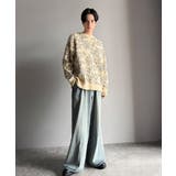 【classical origin】視線を奪う、ジャガード花柄ニット Jacqu… | Classical Elf Men | 詳細画像3 