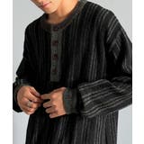 ヘンリーストライプニット Henley Striped | Classical Elf Men | 詳細画像1