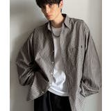 グレーストライプ | 【Classical Origin】ゆとりを着る。ネーム付き胸ポケットビッグシャ… | Classical Elf Men